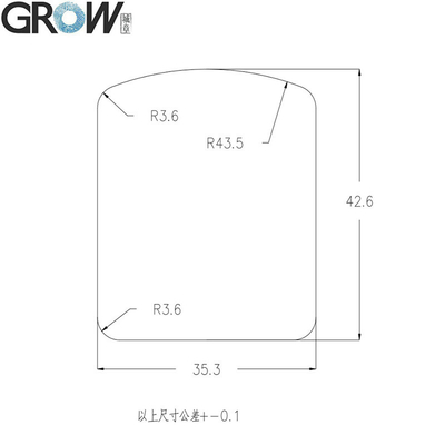 GROW Black Bracket for R311 TCS1 Fingerprint Access Control Module