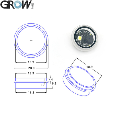 GROW GM861S-LED White Fill Lighting DC3.3V Barcode Module USB/UART Interface Qr Code Bar Code Scanner Reader For Arduino Windows