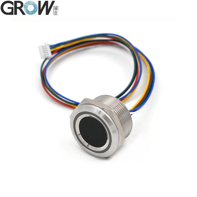 GROW R503-M22 DC3.3V 200 ความจุ รอบ RGB แหวนตัวชี้วัด LED การควบคุมความจุ โมดูลลายนิ้วมือเซ็นเซอร์สแกนเนอร์