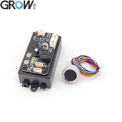 บอร์ดควบคุมการเข้าออกด้วยลายนิ้วมือ GROW KS220-S+502-F สองรีเลย์ DC12V พร้อมโหมดล็อคตัวเอง/จุดระเบิด/Jog พร้อมผู้ดูแลระบบ/ผู้ใช้