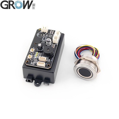 GROW KS220-S+R503 DC12V 2 รีเล่ แผ่นควบคุมการเข้าถึงลายนิ้วมือ พร้อมระบบล็อคตัวเอง/จุดไฟ/Jog Mode พร้อมระบบบริหาร/ผู้ใช้