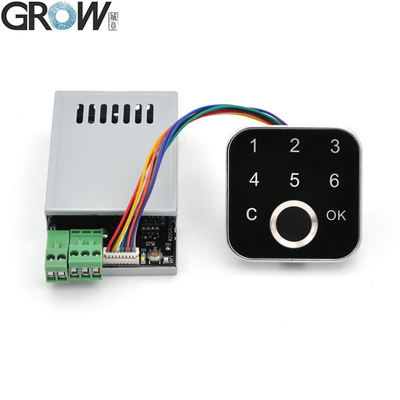 GROW K226+G16 DC10-30V Admin/User Fingerprint Password Access Control Board 4 รีเล่ย์ Output Mode สําหรับระบบควบคุมการเข้าประตู