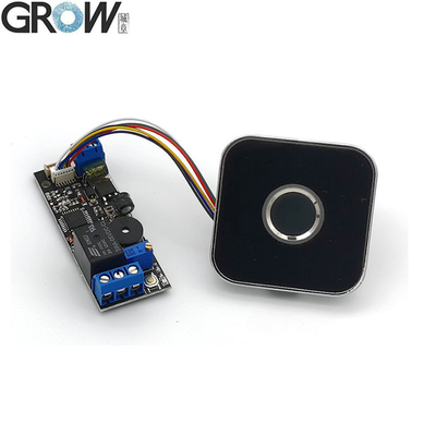 บอร์ดควบคุมการเข้าออกด้วยลายนิ้วมือ GROW K202+R502-AW DC12V ใช้พลังงานต่ำ