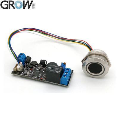 กรอก K202 + R503 DC12V แผ่นควบคุมการเข้าถึงลายนิ้วมือ
