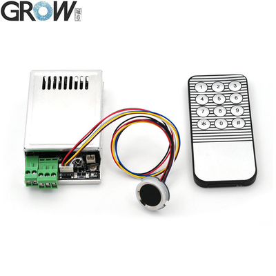 บอร์ดควบคุมการเข้าออกด้วยลายนิ้วมือ GROW KL216+R502-A พร้อมเอาต์พุตรีเลย์ พร้อมโหมด Jog/โหมด Ignition/Self-locking