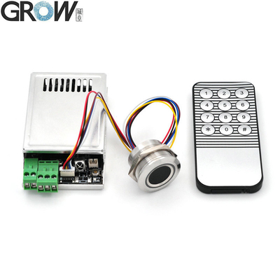 บอร์ดควบคุมการเข้าถึงลายนิ้วมือ GROW KL216+R503 เอาต์พุตรีเลย์ พร้อมรีโมทคอนโทรล พร้อมโหมด Jog/โหมด Ignition/โหมด Self-locking