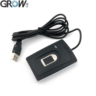 อัตโนมัติการเรียนรู้เครื่องอ่านลายนิ้วมือ USB 1500 ความจุ การยืนยันตัวจริงทางชีวภาพ