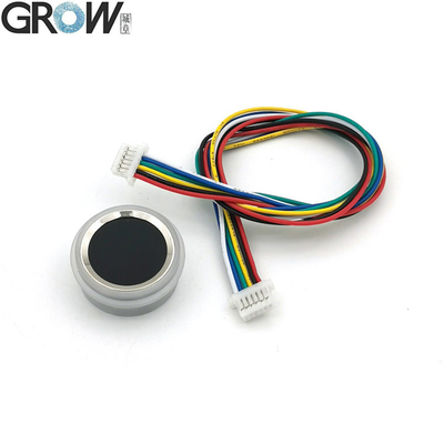 GROW R502-F RGB LED กันน้ํา ขนาดเล็ก DC3.3V กว้าง 21.5mm SH1.0-6pin ความจุกลม LED แหล่งเซ็นเซอร์ลายนิ้วมือ